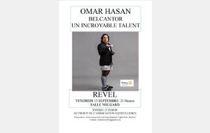 Omar Hasan en concert à Revel